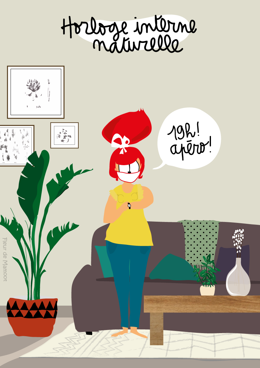 Affiche Horloge interne