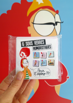 Set de 6 sous verres